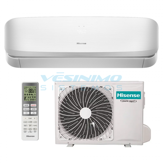 Hisense šilumos siurblys oras-oras FRESH AIR, 3.5/4.2 kW Hisense šilumos siurblys oras-oras FRESH AIR, 3.5/4.2 kW